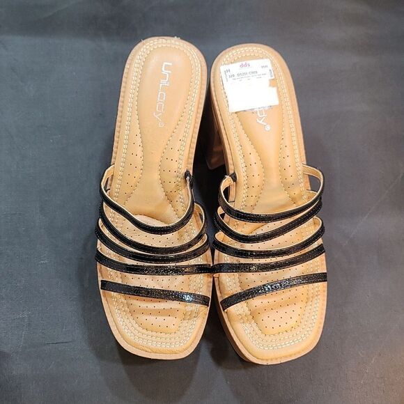 BRAND NEW UNILODY BLOCK HEEL WOMEN'S MULES R3 - Picture 1 of 13